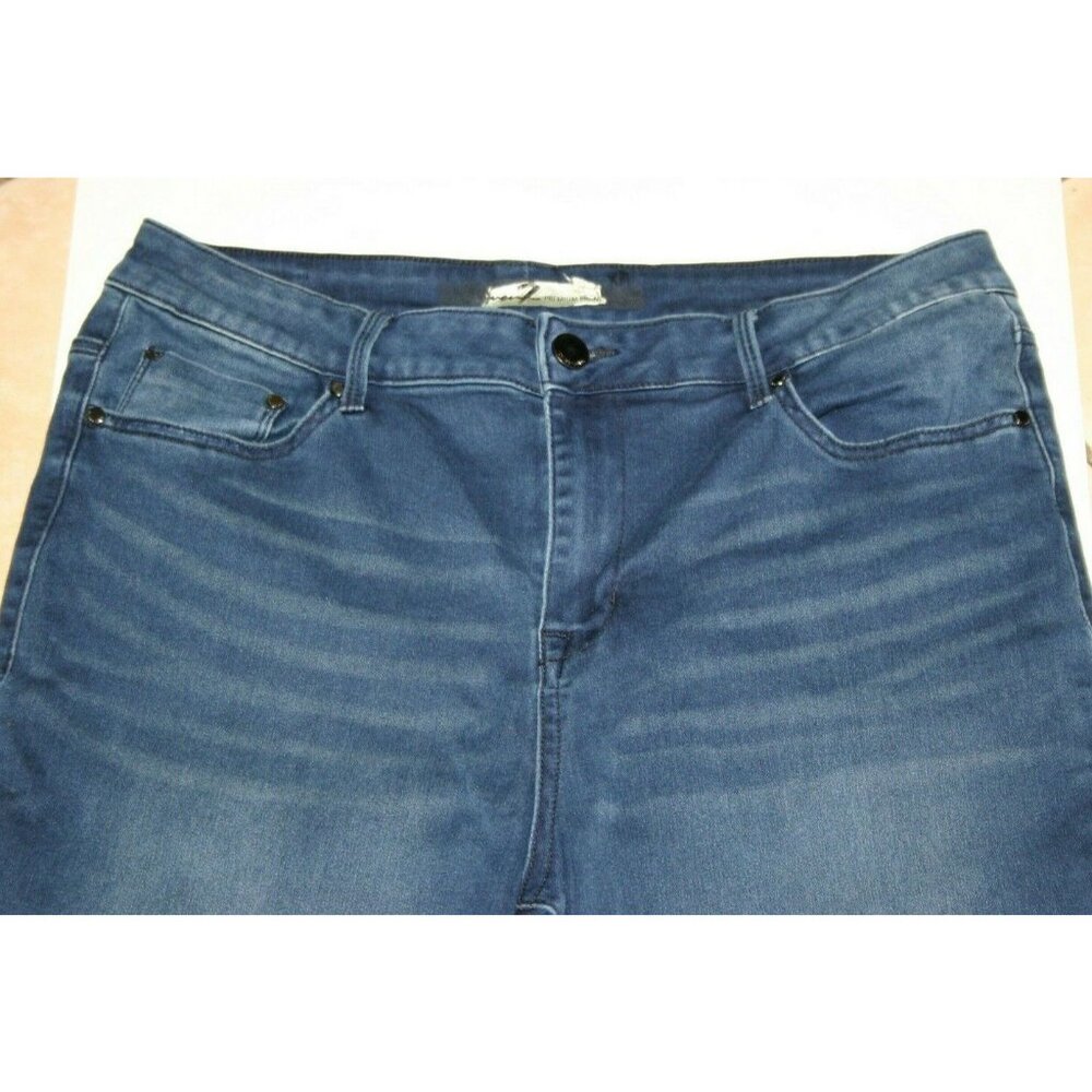 Seven 7 jeans womens 16  tapered 34 x 28 blue